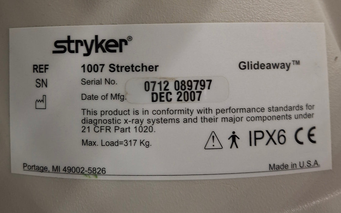 Stryker Stryker 1007 Stretcher Beds & Stretchers reLink Medical