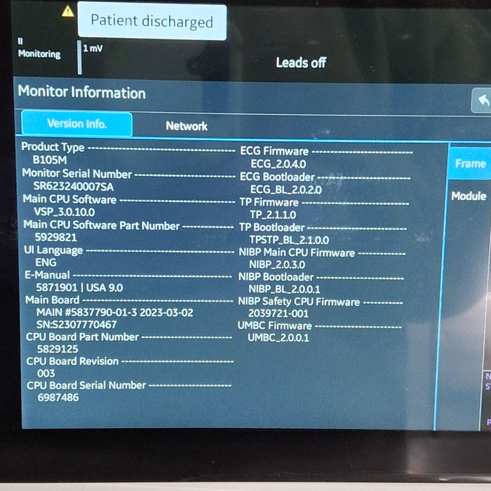 GE Healthcare GE Healthcare B105M Patient Monitor Patient Monitors reLink Medical