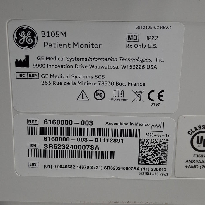 GE Healthcare GE Healthcare B105M Patient Monitor Patient Monitors reLink Medical