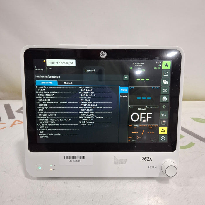 GE Healthcare GE Healthcare B125M Patient Monitor Patient Monitors reLink Medical