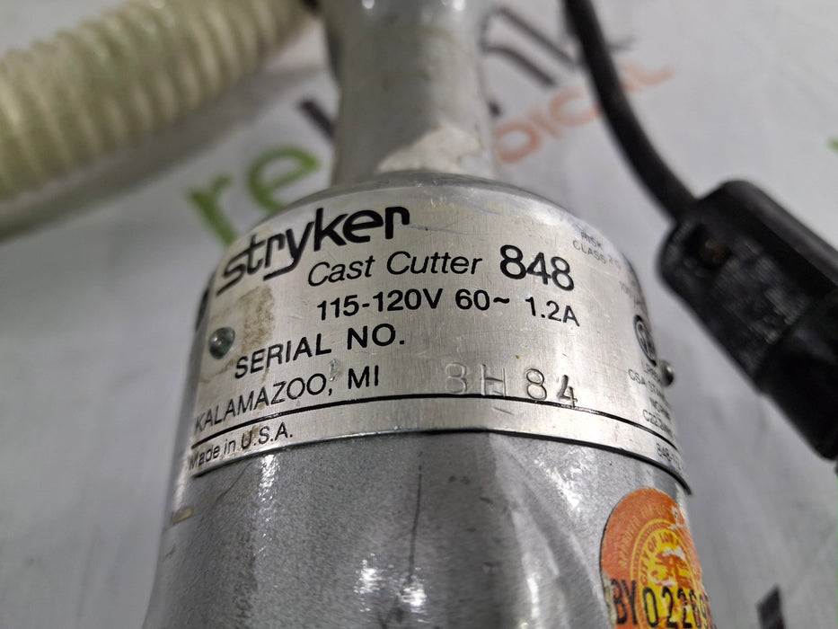 Stryker Stryker 848 Cast Cutter Surgical Power Instruments reLink Medical