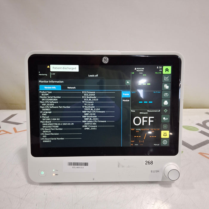 GE Healthcare GE Healthcare B125M Patient Monitor Patient Monitors reLink Medical