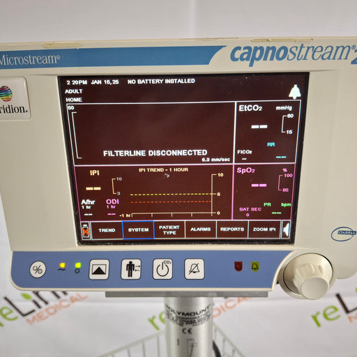 Oridion Oridion Capnostream 20P Capnography Monitor Patient Monitors reLink Medical