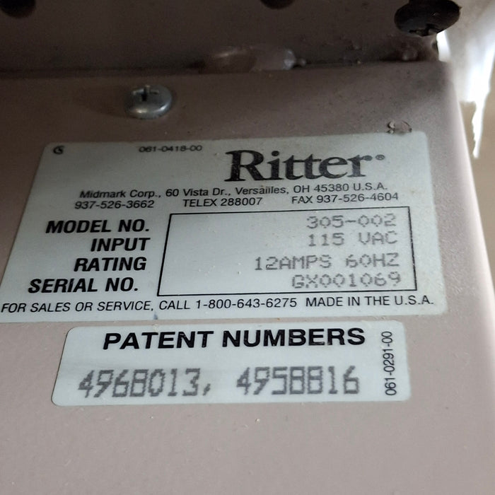 Ritter Ritter 305 Exam Table Exam Chairs / Tables reLink Medical