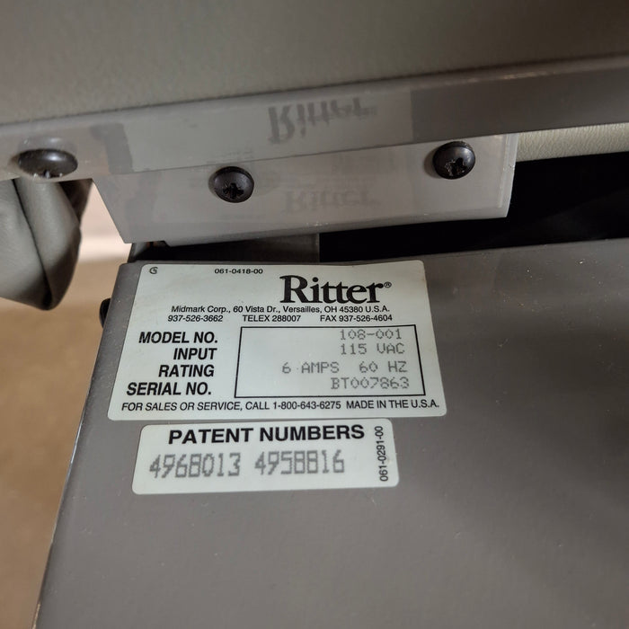 Ritter Ritter 108 Medical Examination Table Exam Chairs / Tables reLink Medical