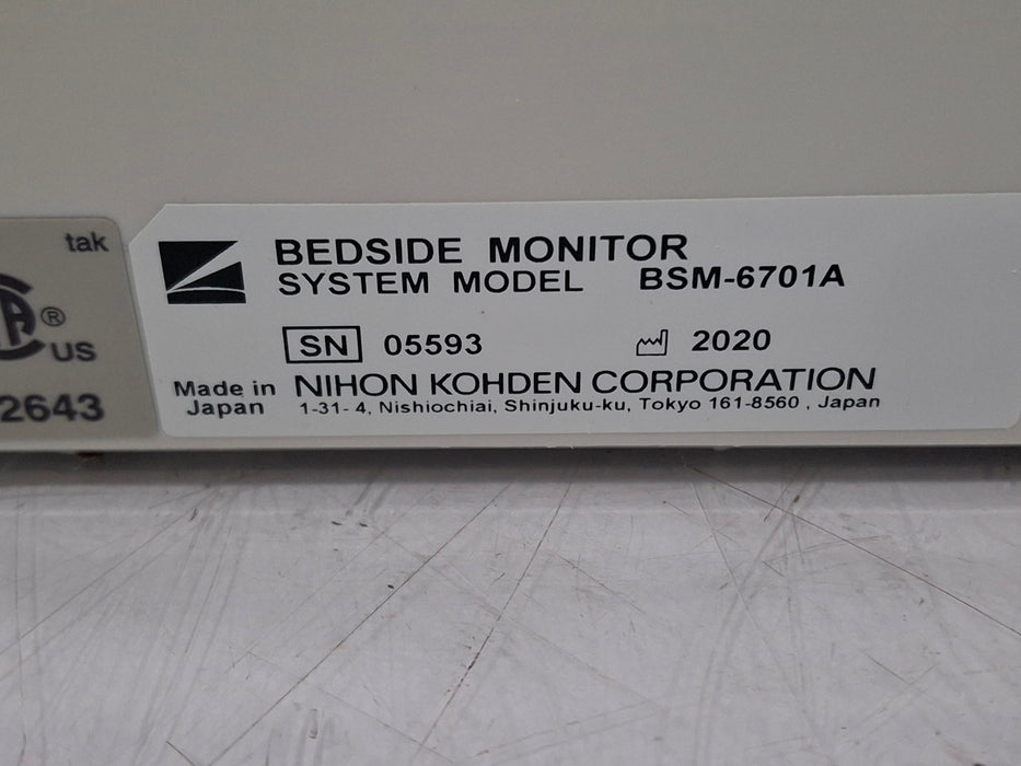 Nihon Kohden Nihon Kohden BSM-6701A Patient Monitor Patient Monitors reLink Medical