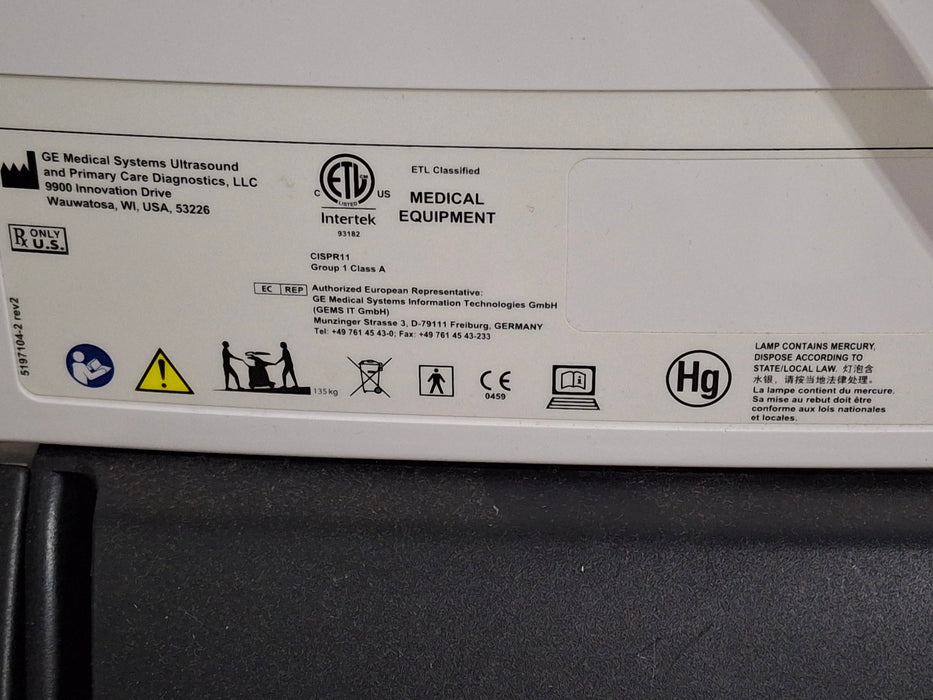 GE Healthcare Logiq E9 XdClear Ultrasound