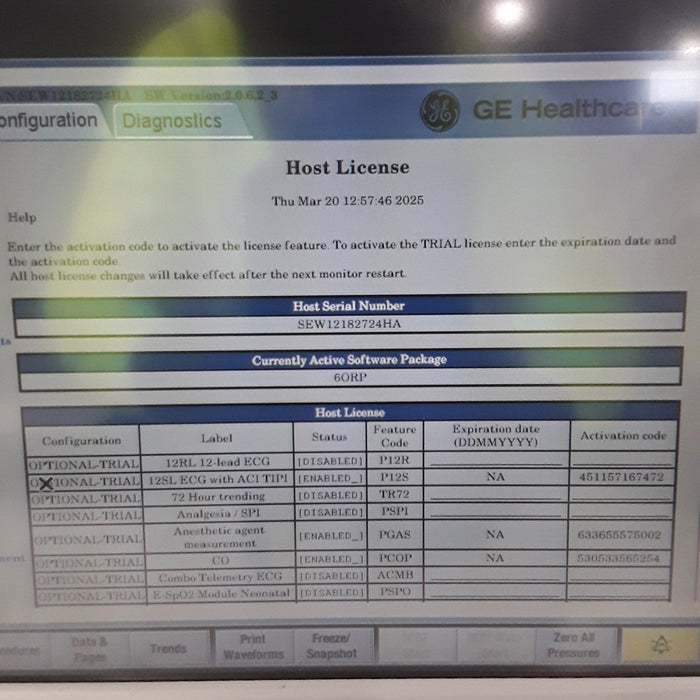 GE Healthcare GE Healthcare Carescape B650 Anesthesia Care Patient Monitor Patient Monitors reLink Medical