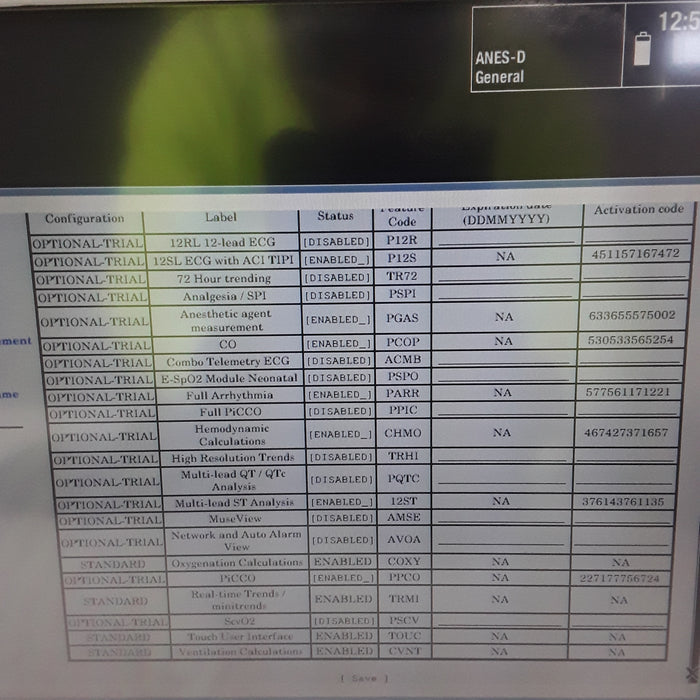 GE Healthcare GE Healthcare Carescape B650 Anesthesia Care Patient Monitor Patient Monitors reLink Medical