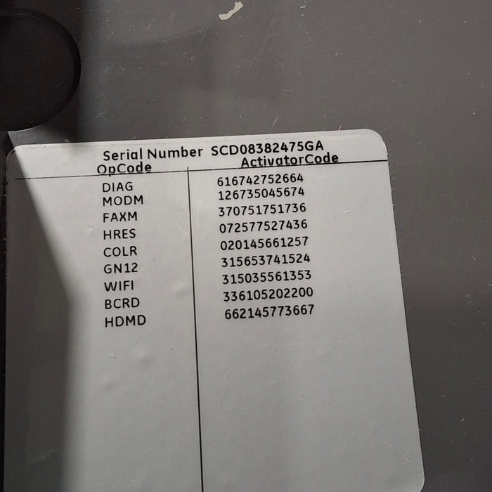 GE Healthcare MAC 5500 ECG without CAM Module