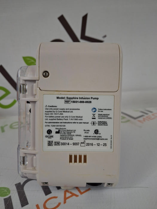 QCore Medical QCore Medical Sapphire Multi-Therapy Infusion Pump Infusion Pump reLink Medical