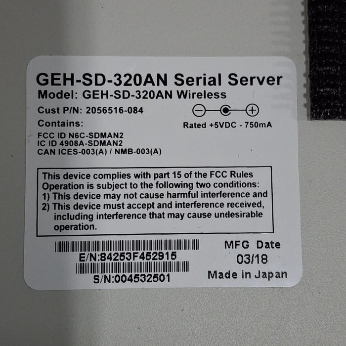 GE Healthcare GE Healthcare MAC 5500 HD ECG without CAM Module Cardiology reLink Medical