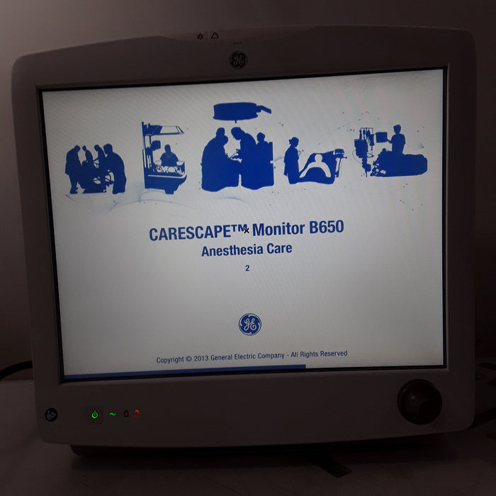 GE Healthcare GE Healthcare Carescape B650 Anesthesia Care Patient Monitor Patient Monitors reLink Medical