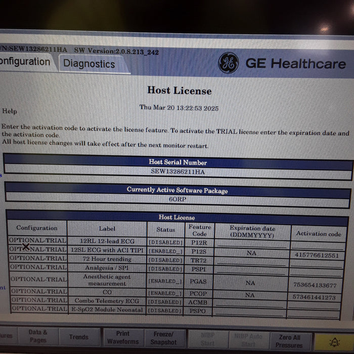 GE Healthcare GE Healthcare Carescape B650 Anesthesia Care Patient Monitor Patient Monitors reLink Medical