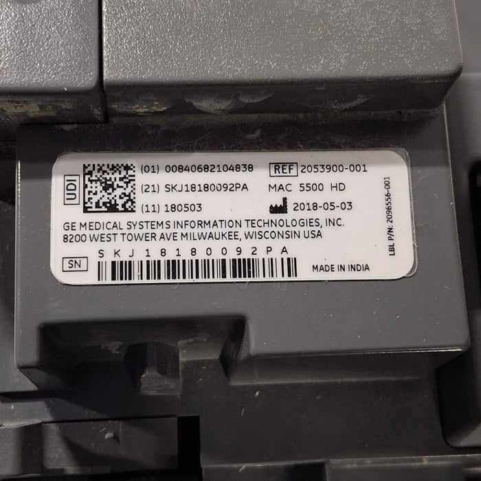GE Healthcare GE Healthcare MAC 5500 HD ECG without CAM Module Cardiology reLink Medical