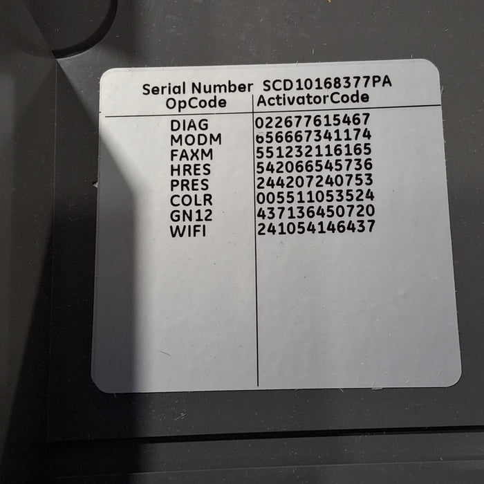 GE Healthcare GE Healthcare MAC 5500 ECG without CAM Module Cardiology reLink Medical