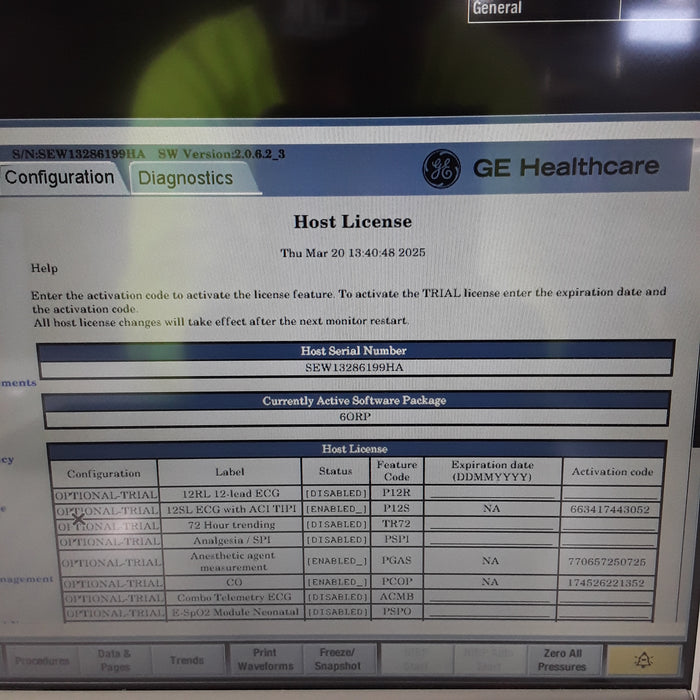 GE Healthcare GE Healthcare Carescape B650 Anesthesia Care Patient Monitor Patient Monitors reLink Medical