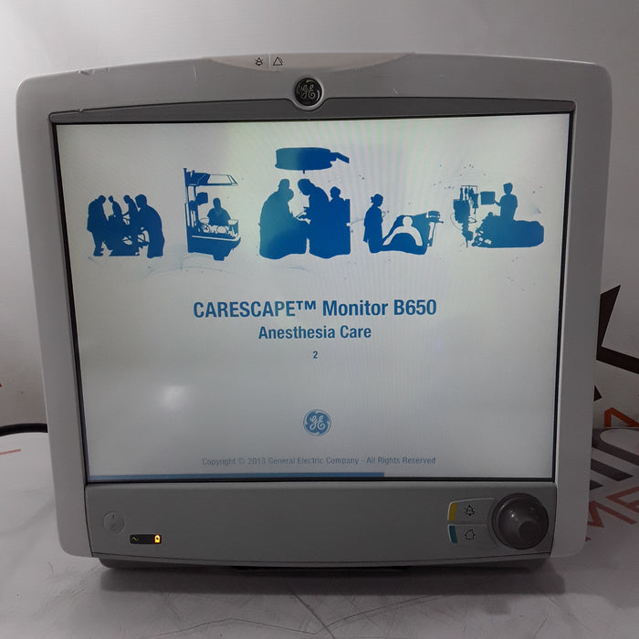 GE Healthcare GE Healthcare Carescape B650 Anesthesia Care Patient Monitor Patient Monitors reLink Medical