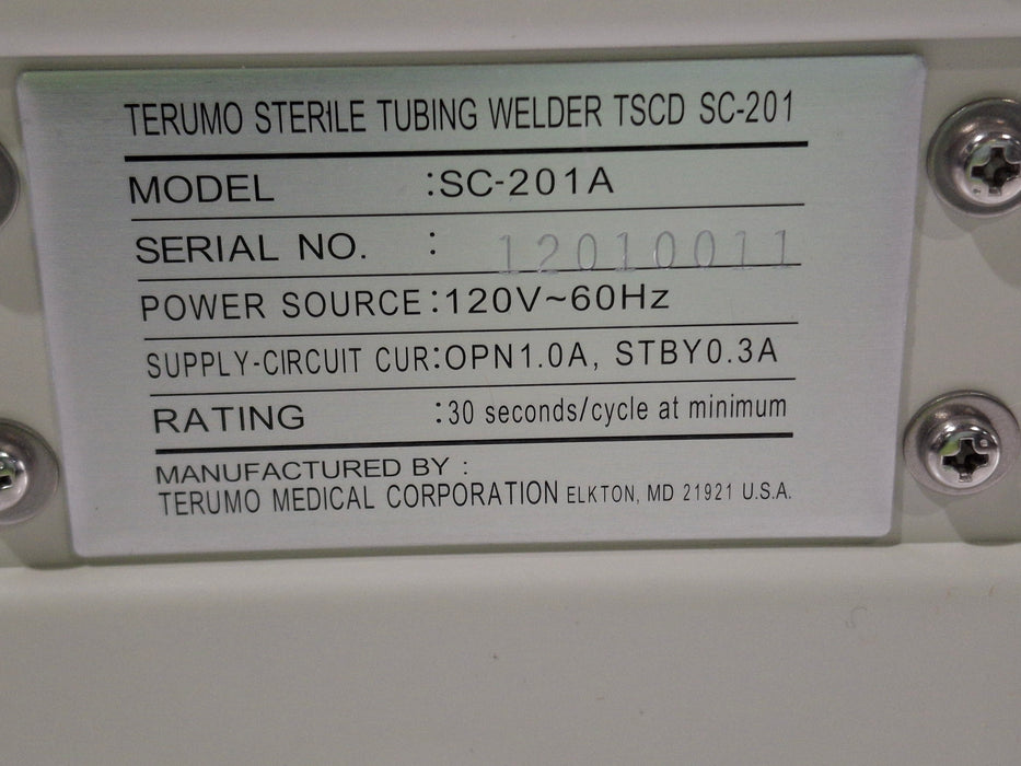 Terumo Medical Terumo Medical SC-201A TSCD Sterile Tubing Welder Research Lab reLink Medical
