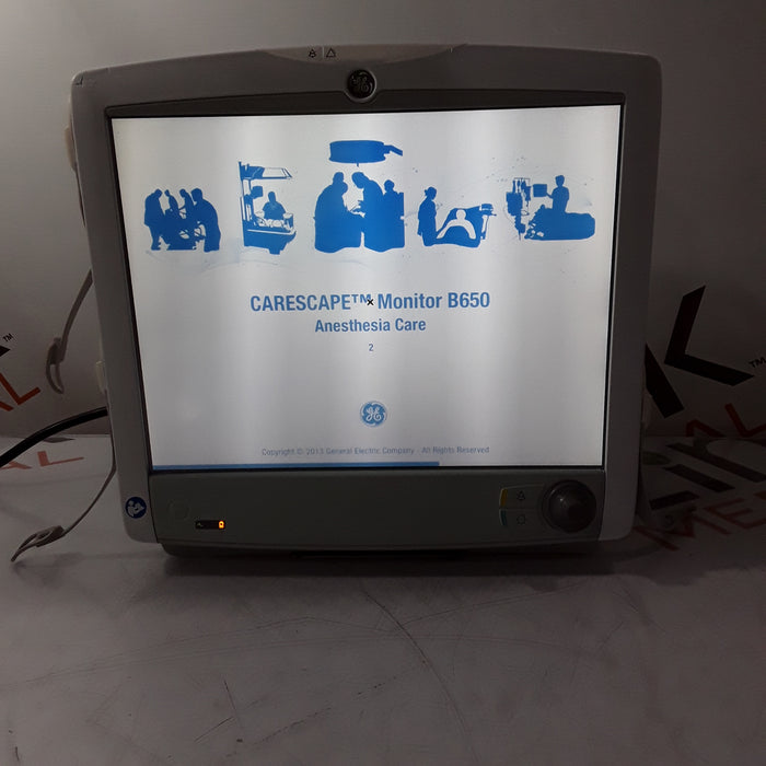 GE Healthcare GE Healthcare Carescape B650 Anesthesia Care Patient Monitor Patient Monitors reLink Medical