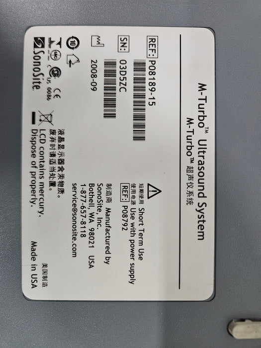 Sonosite Sonosite M-Turbo Ultrasound Ultrasound reLink Medical