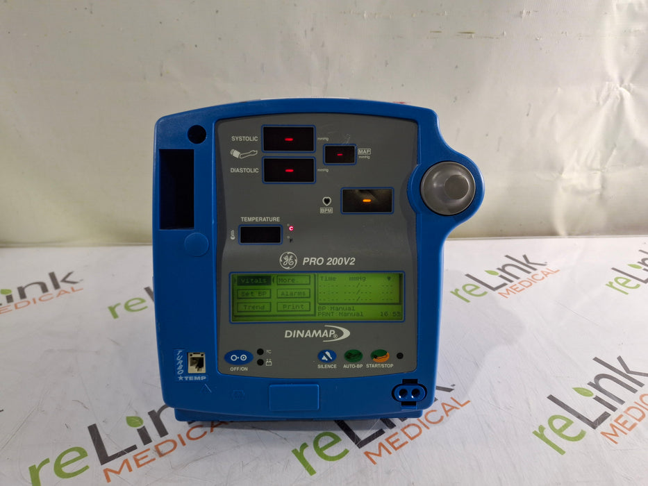GE Healthcare GE Healthcare Pro 200V2 Vital Signs Monitor Patient Monitors reLink Medical