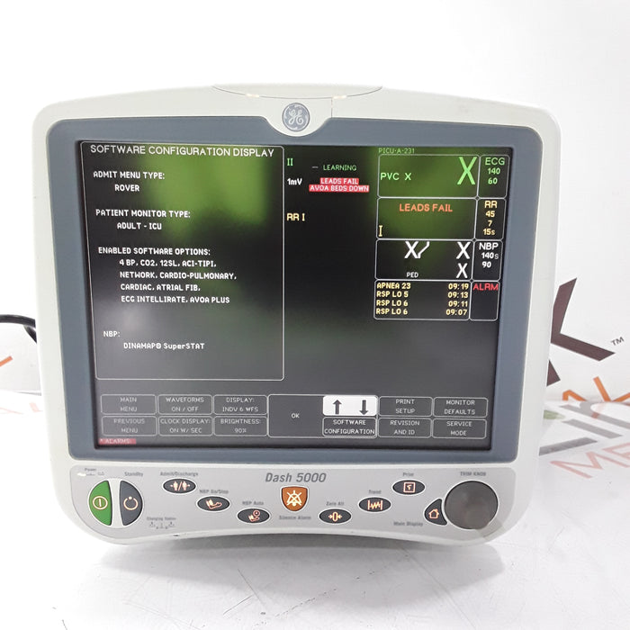 GE Healthcare GE Healthcare Dash 5000 - Masimo SpO2 Patient Monitor Patient Monitors reLink Medical