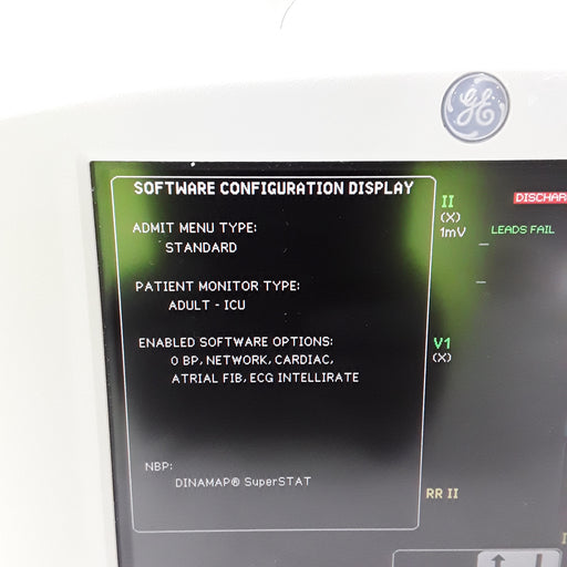 GE Healthcare GE Healthcare Dash 3000 - Masimo SpO2 Patient Monitor Patient Monitors reLink Medical