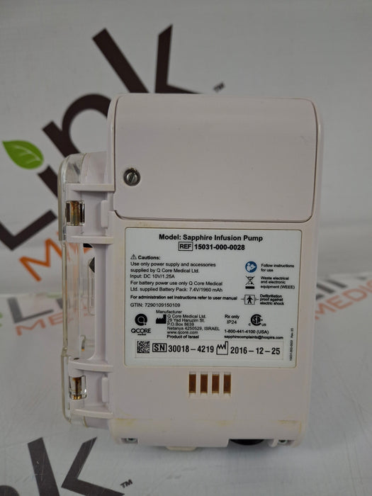 QCore Medical QCore Medical Sapphire Multi-Therapy Infusion Pump Infusion Pump reLink Medical