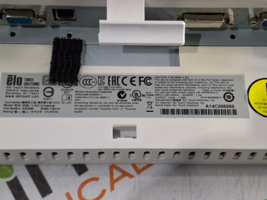 Elo Touch Solutions Elo Touch Solutions ET2401LM 24" Display Monitor Patient Monitors reLink Medical