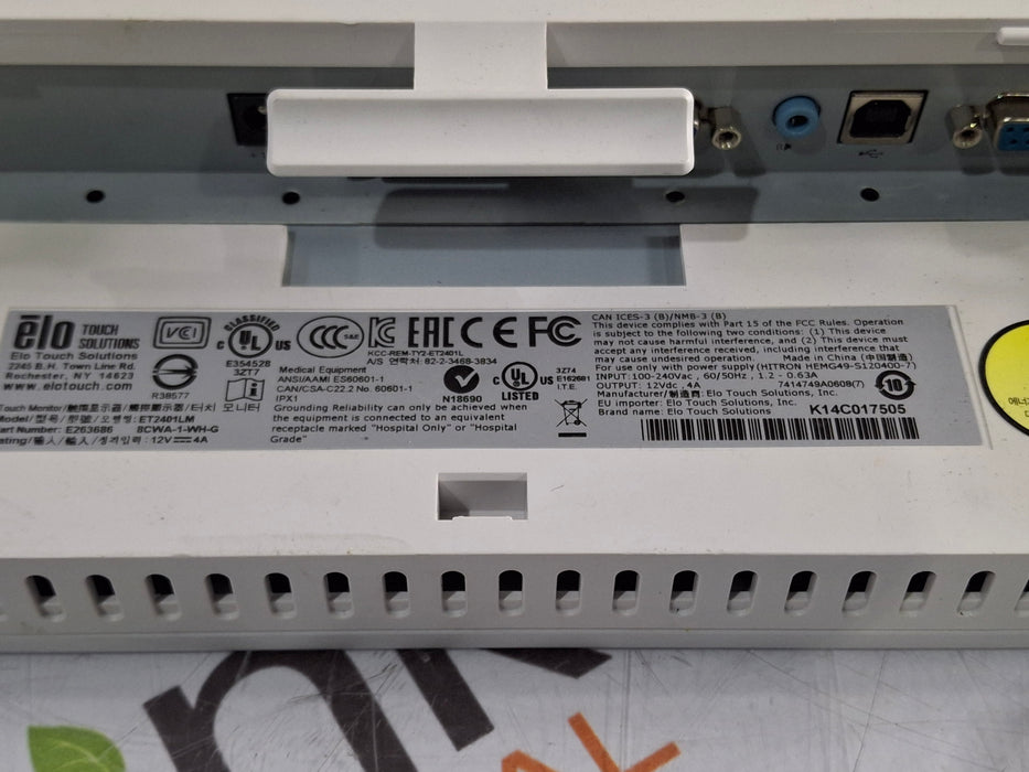 Elo Touch Solutions Elo Touch Solutions ET2401LM 24" Display Monitor Patient Monitors reLink Medical