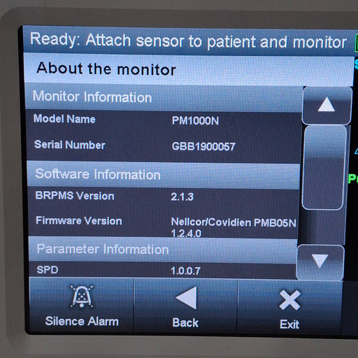 Covidien Covidien PM1000N Nellcor Bedside SPO2 Monitor Patient Monitors reLink Medical