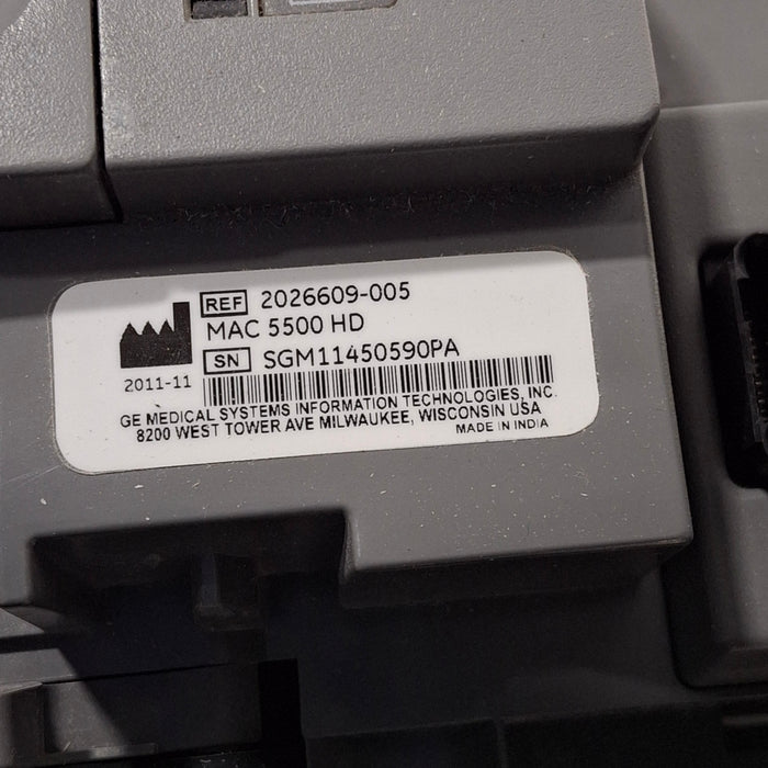 GE Healthcare GE Healthcare MAC 5500 HD ECG without CAM Module Cardiology reLink Medical