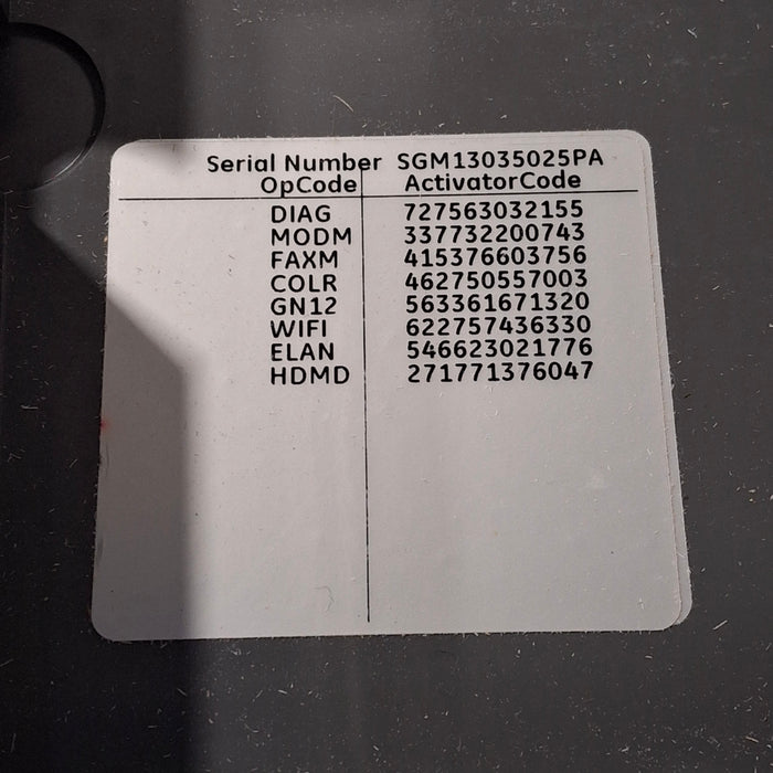 GE Healthcare GE Healthcare MAC 5500 HD ECG without CAM Module Cardiology reLink Medical