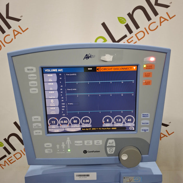 CareFusion CareFusion Avea Ventilator Respiratory reLink Medical