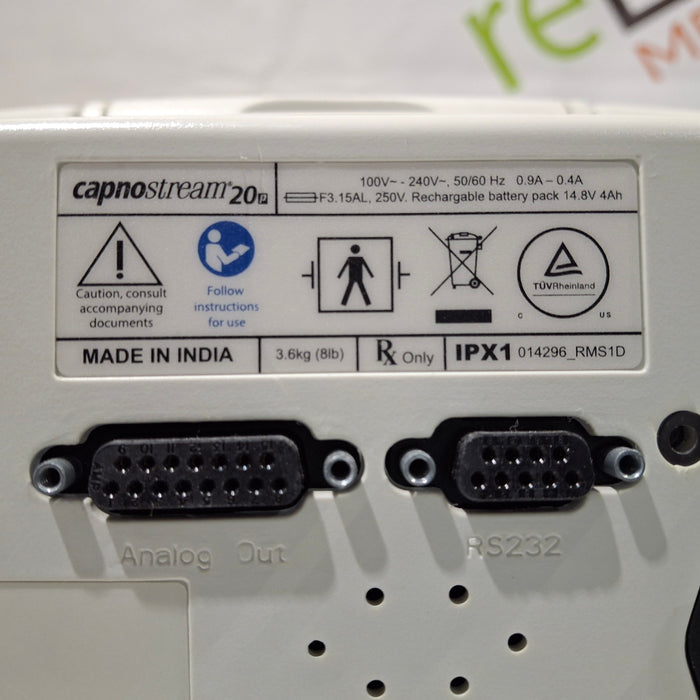 Oridion Oridion Capnostream 20P Capnography Monitor Patient Monitors reLink Medical