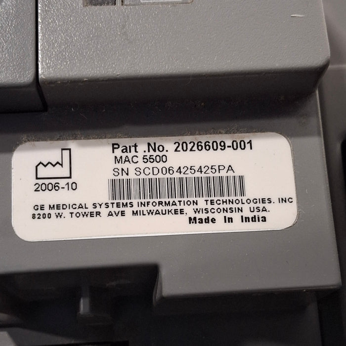 GE Healthcare GE Healthcare MAC 5500 ECG without CAM Module Cardiology reLink Medical