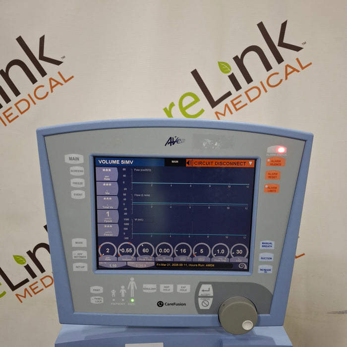 CareFusion CareFusion Avea Ventilator Respiratory reLink Medical