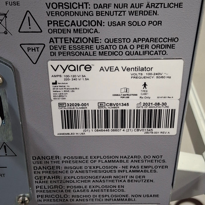CareFusion Avea Ventilator