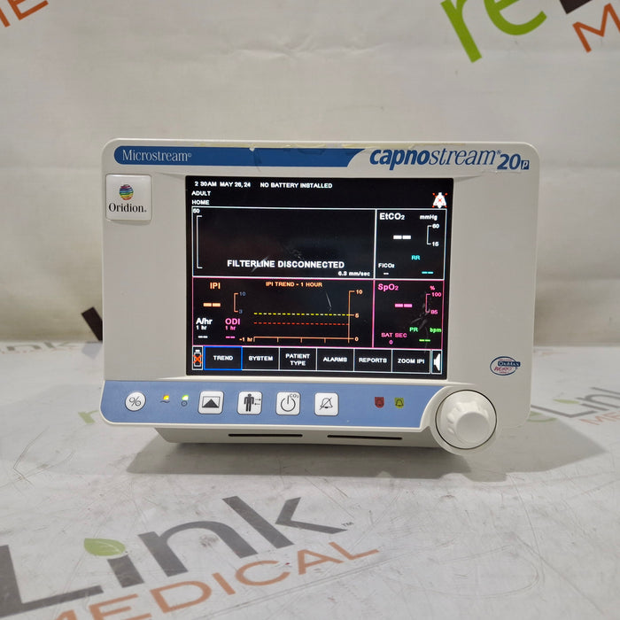 Oridion Oridion Capnostream 20P Capnography Monitor Patient Monitors reLink Medical