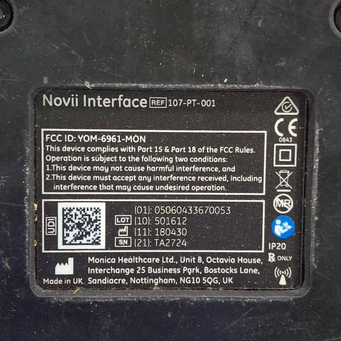 Monica Healthcare Limited Monica Healthcare Limited 107-PT-001 Fetal Monitor Patient Monitors reLink Medical