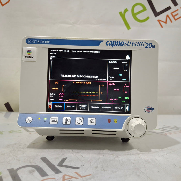 Oridion Oridion Capnostream 20P Capnography Monitor Patient Monitors reLink Medical