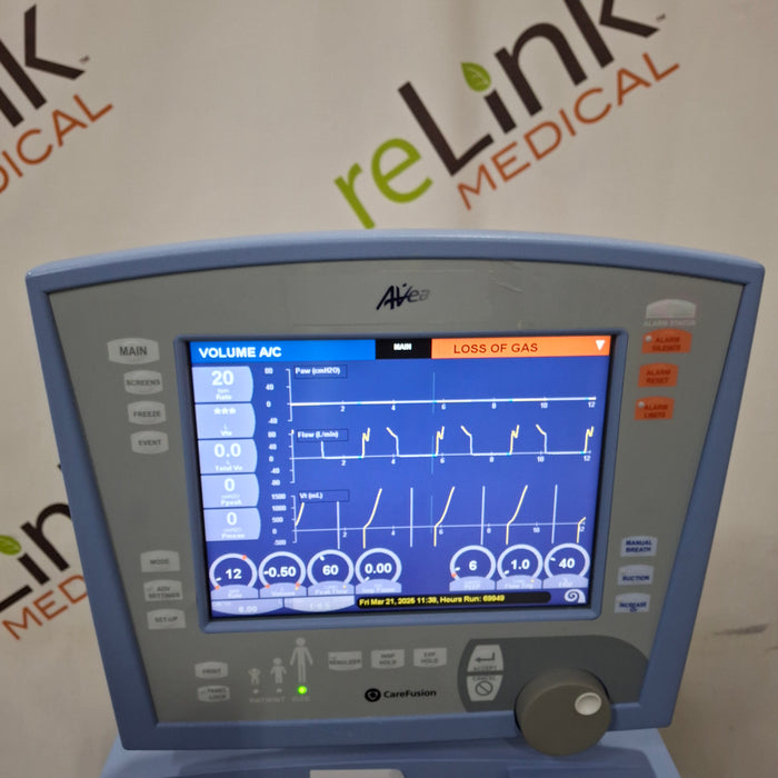 CareFusion CareFusion Avea Ventilator Respiratory reLink Medical