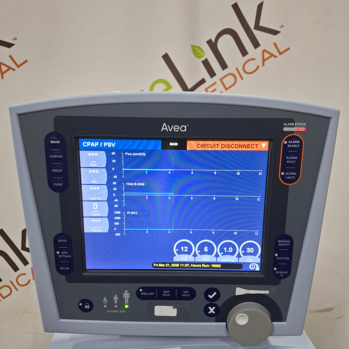 CareFusion CareFusion Avea Ventilator Respiratory reLink Medical