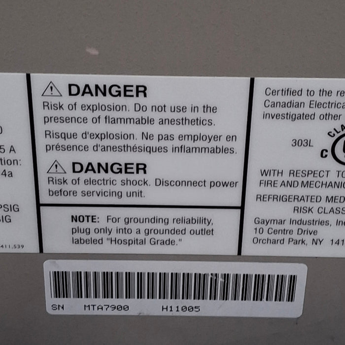 Gaymar Medi-Therm III MTA7900 Hyper/Hypothermia Machine