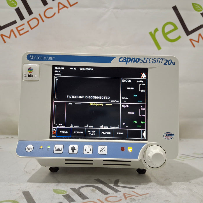 Oridion Oridion Capnostream 20P Capnography Monitor Patient Monitors reLink Medical