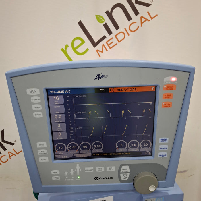 CareFusion CareFusion Avea Ventilator Respiratory reLink Medical