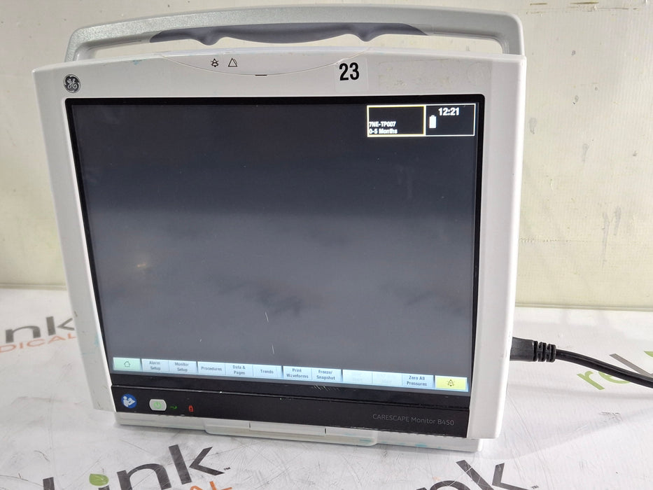 GE Healthcare GE Healthcare Carescape B450 Patient Monitor Patient Monitors reLink Medical
