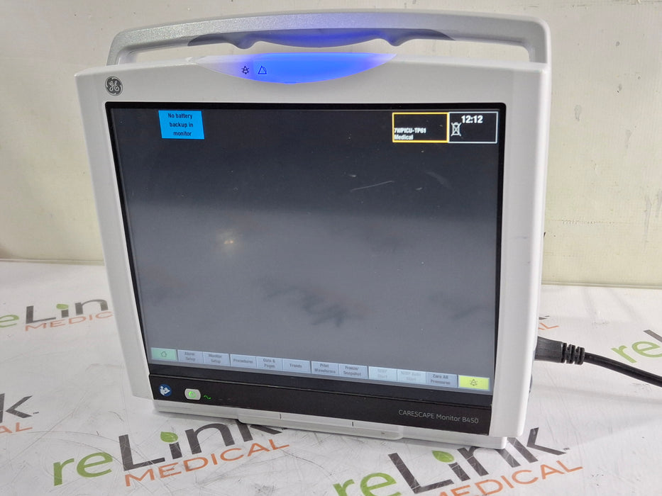 GE Healthcare GE Healthcare Carescape B450 Patient Monitor Patient Monitors reLink Medical
