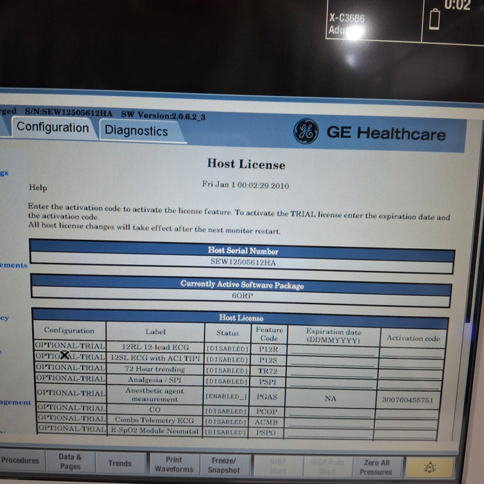 GE Healthcare GE Healthcare Carescape B650 Anesthesia Care Patient Monitor Patient Monitors reLink Medical